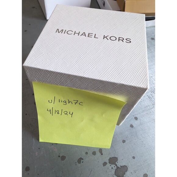 Michael Kors Lennox Rose Gold-Tone Watch MK7392 including box, Like New - Picture 6 of 8